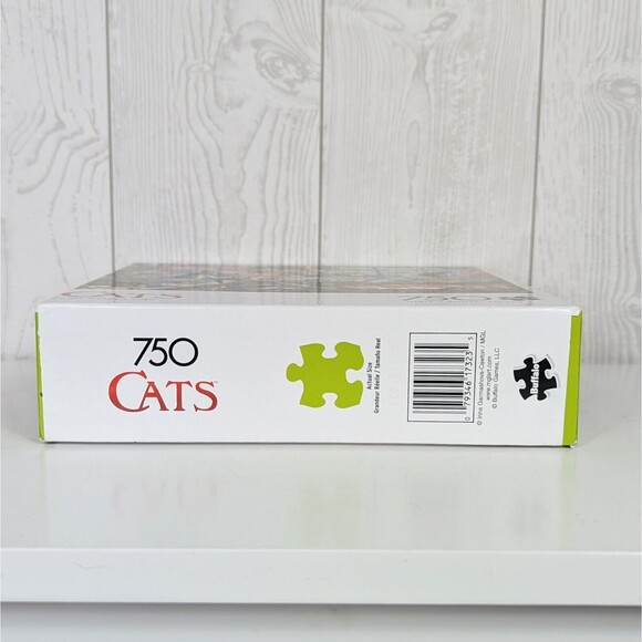 Cat Jigsaw Puzzle Buffalo Games 750 Pieces Cats In The Garden Shed - Picture 3 of 6